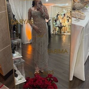 DINAH BEADED TASSEL DRESS